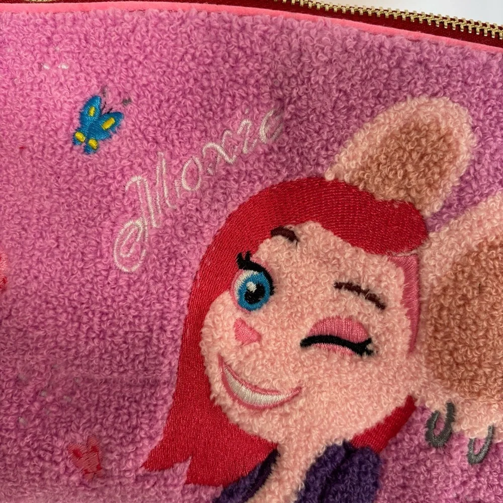 Source Unknown Pink Cartoon Mouse Crossbody Bag